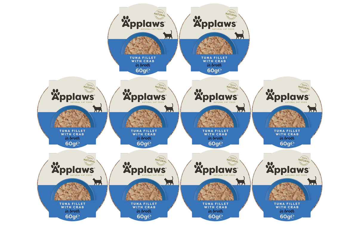 Applaws, Nassfutter Schale Thunfisch & Krab