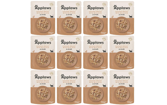 Applaws, Nassfutter Pouch Huhn & Wildreis,