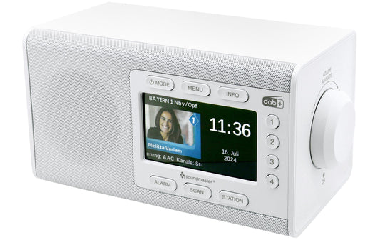 soundmaster | DAB900WE | DAB+ Radio mit grossem Farbdisplay