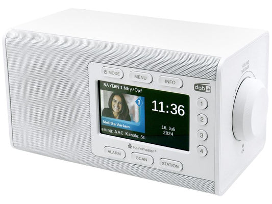 soundmaster | DAB900WE | DAB+ Radio mit grossem Farbdisplay