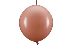 Partydeco Kettenluftballons dunkel rose
