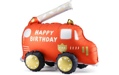 Partydeco Folienballon Feuerwehrauto