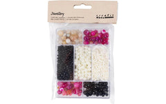 Creativ Company, Perlen-Set Kristalle, Sort