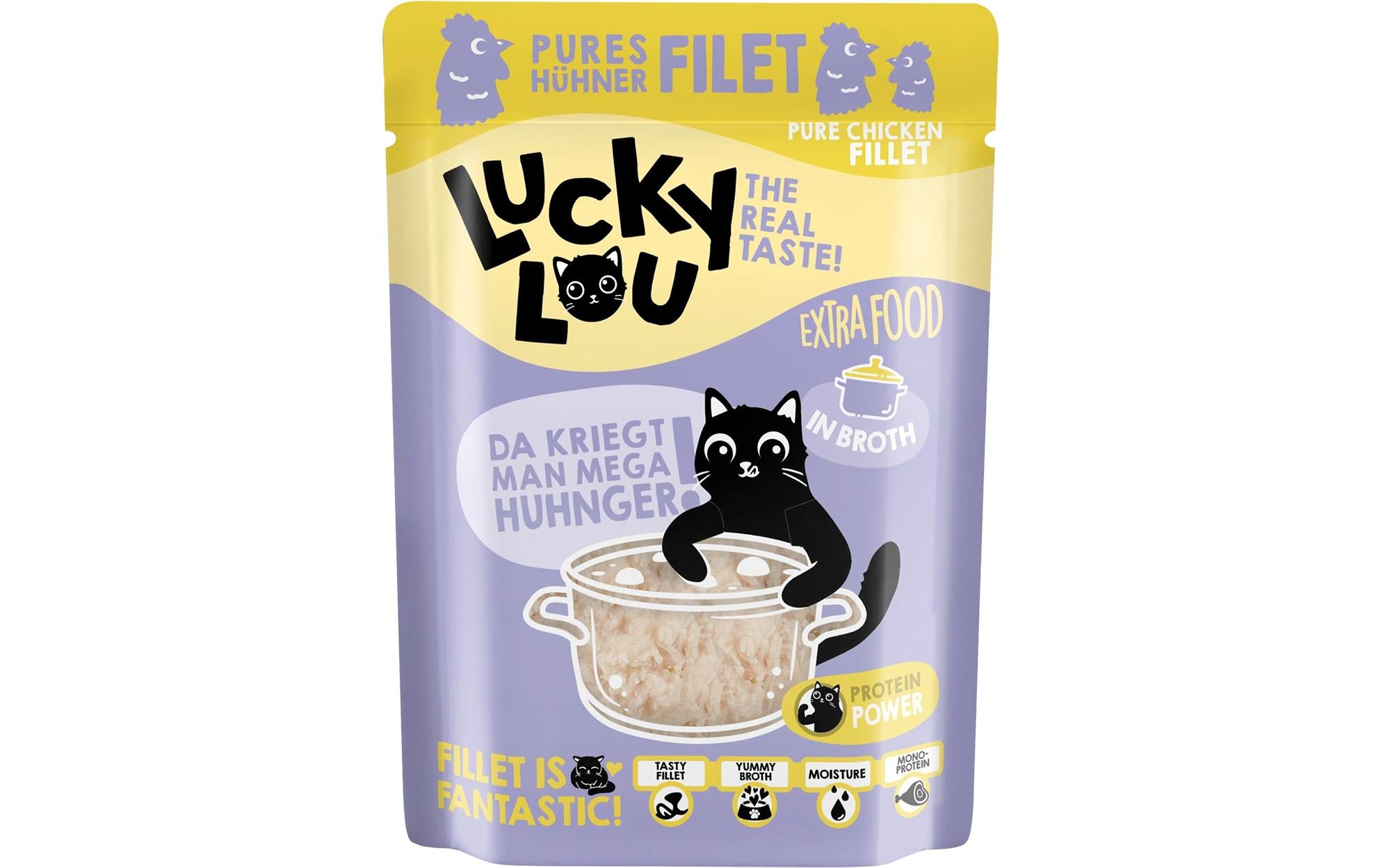 Lucky Lou, Nassfutter Extra Food Hühnerfile