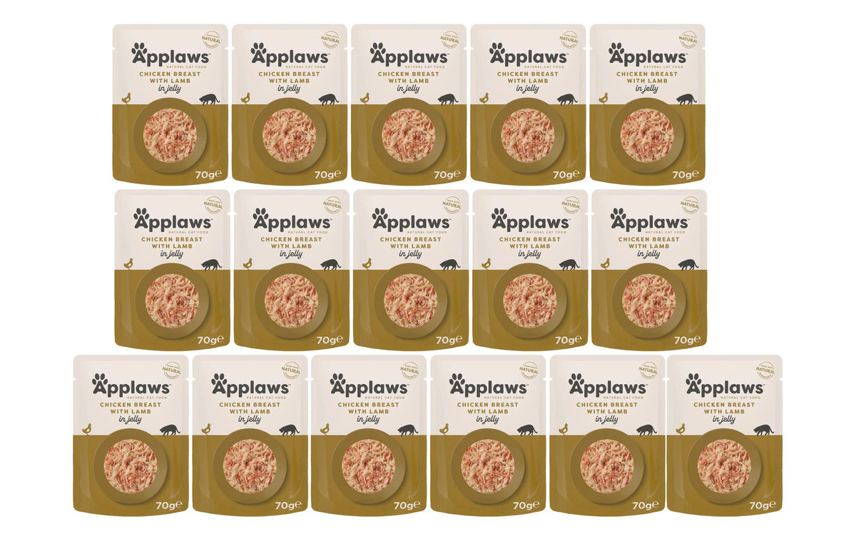 Applaws Pouch Hühnchen & Lamm in Gelée Kit