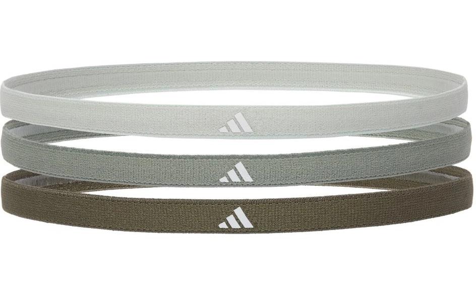 adidas, Hairbands Hellgrau/Grau/Olivgrün