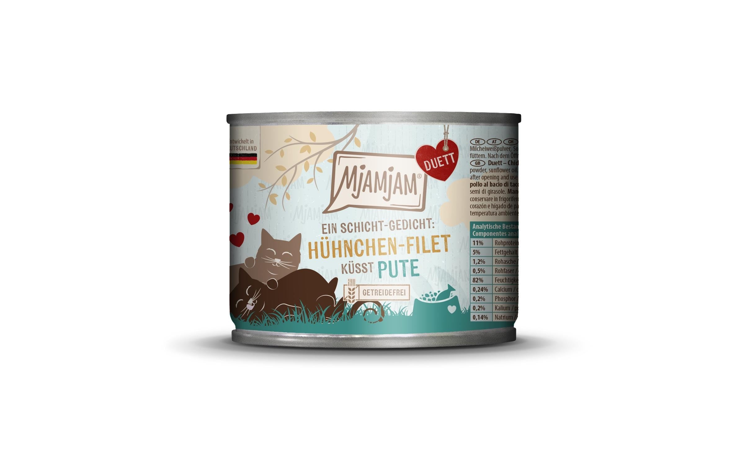 Mjamjam Cat Duett Hühnchen-Filet Pute 190g