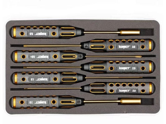 Konect | DELUXE-Werkzeugset limitiert | mit mit Titanium Niture behandelter Spitze