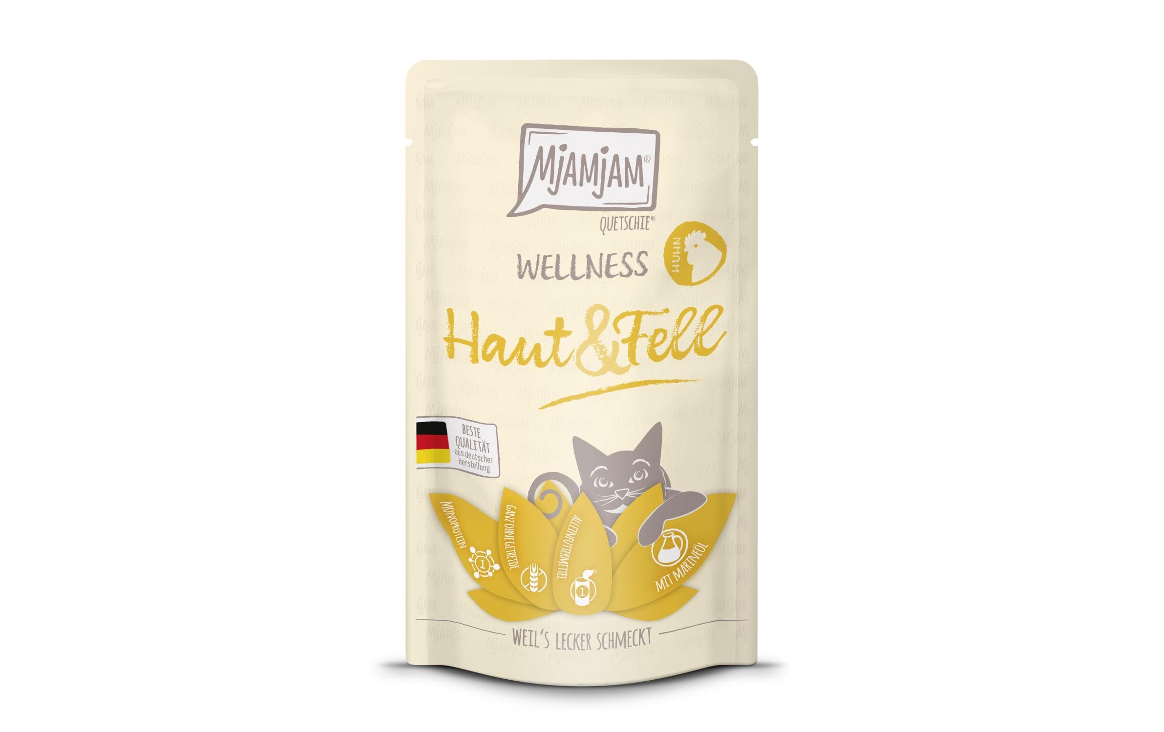 Mjamjam Cat Quetschie Wellness 125g