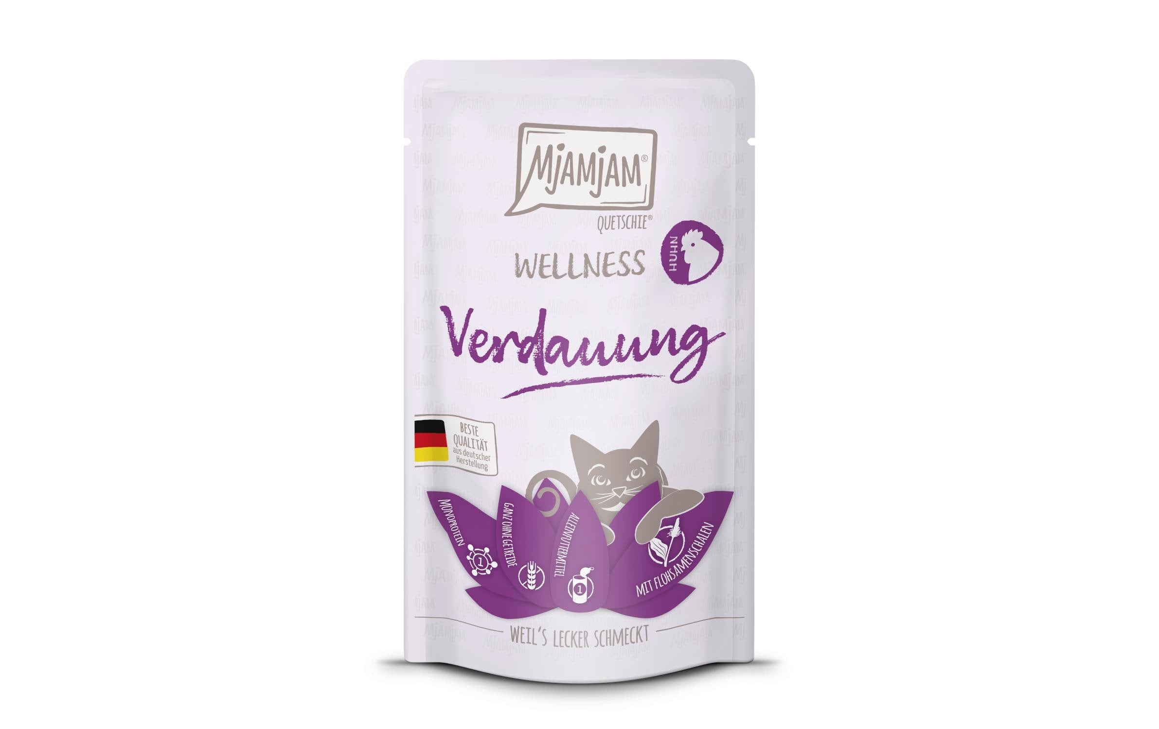 Mjamjam Cat Quetschie Wellness 125g