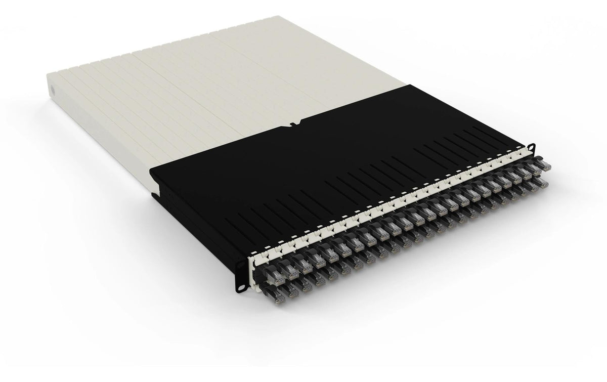 Patchbox One Cat.6A, 19 UTP Schwarz