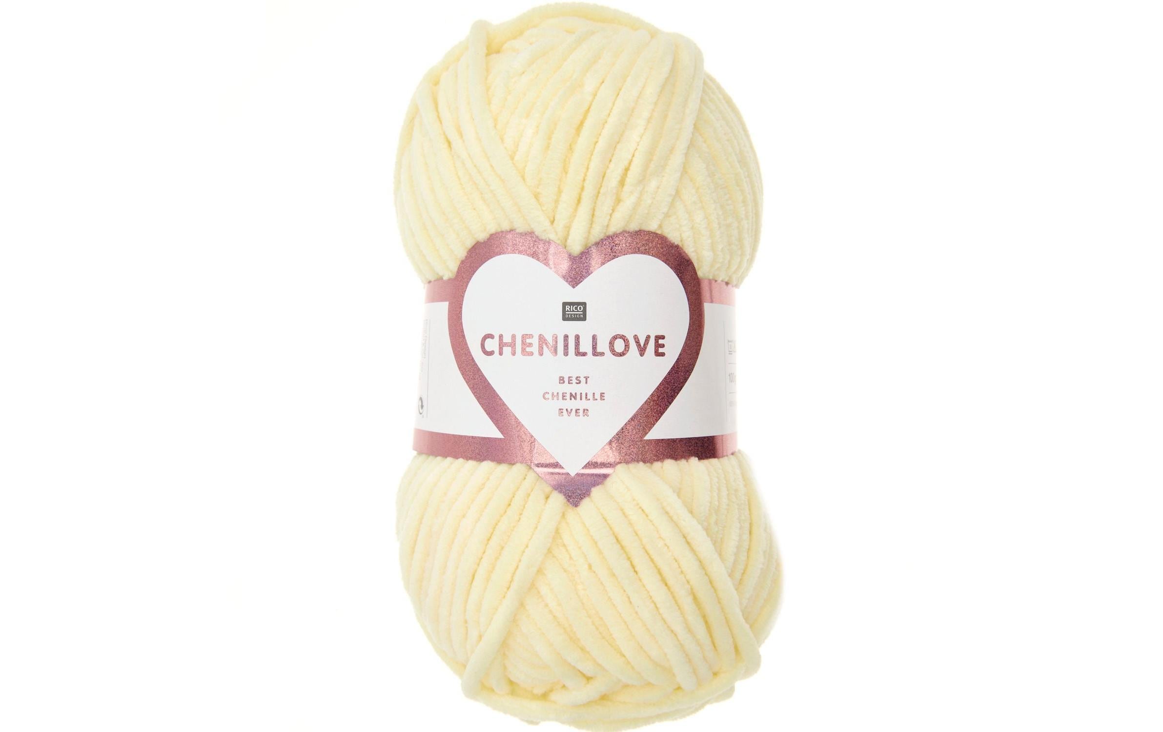Rico Design, Wolle Chenillove 100 g, Vanill