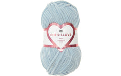 Rico Design, Wolle Chenillove 100 g, Hellbl