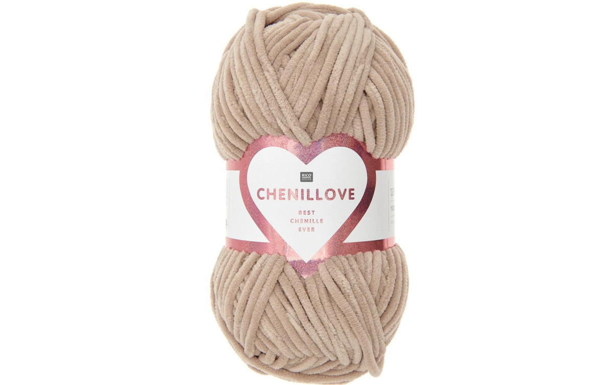 Rico Design, Wolle Chenillove 100 g, Beige