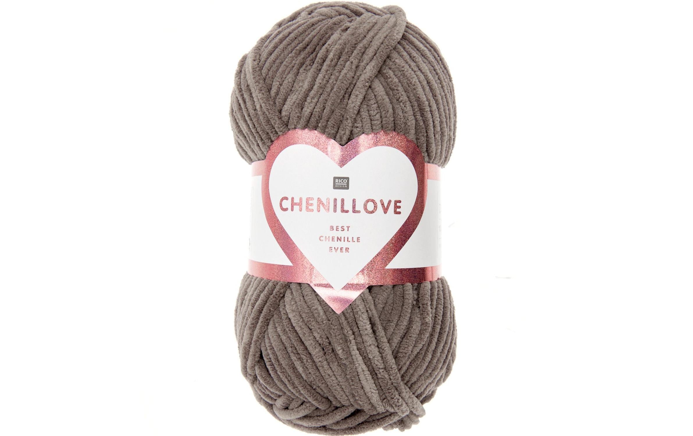 Rico Design, Wolle Chenillove 100 g, Braun