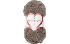 Rico Design, Wolle Chenillove 100 g, Braun
