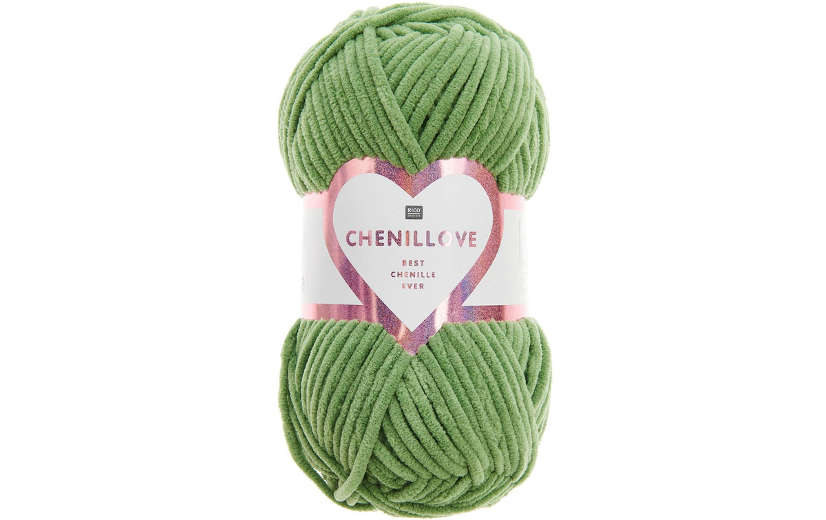 Rico Design, Wolle Chenillove 100 g, Grün