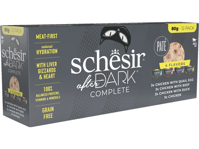 Schesir | after Dark Complete Paté MP | 12x85g