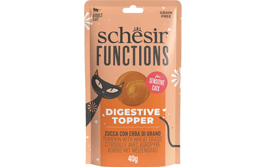Schesir | Functions Digestive Topper 40g | Kürbis mit Weizengras