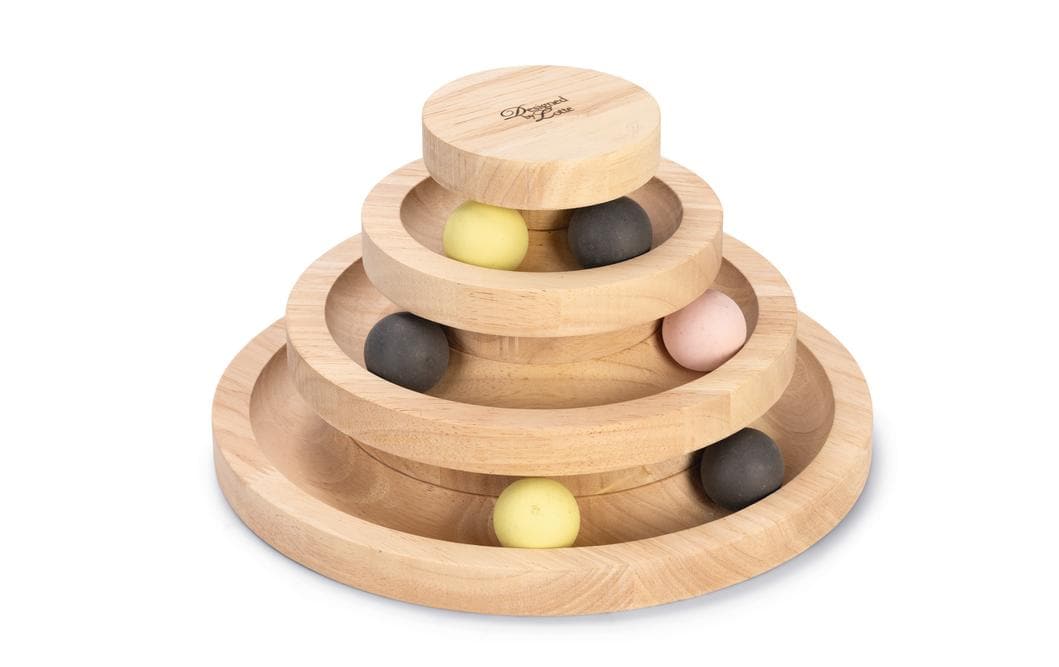 Designed by Lotte Spielturm Mia braun Holz