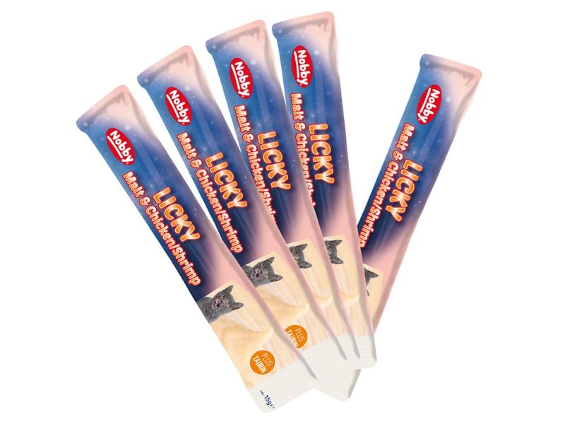 Nobby | StarSnack LICKY Malt & Chicken/Shrimp | 5x15 g
