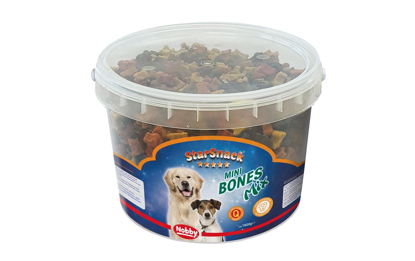 Nobby StarSnack Mini Bones Mix Eimer 1.8kg