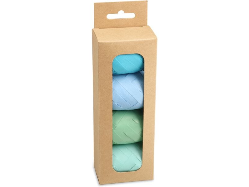 Pattberg | Geschenkband Opak Matt | Grösse 1 cm x 10 m à 4 Stück