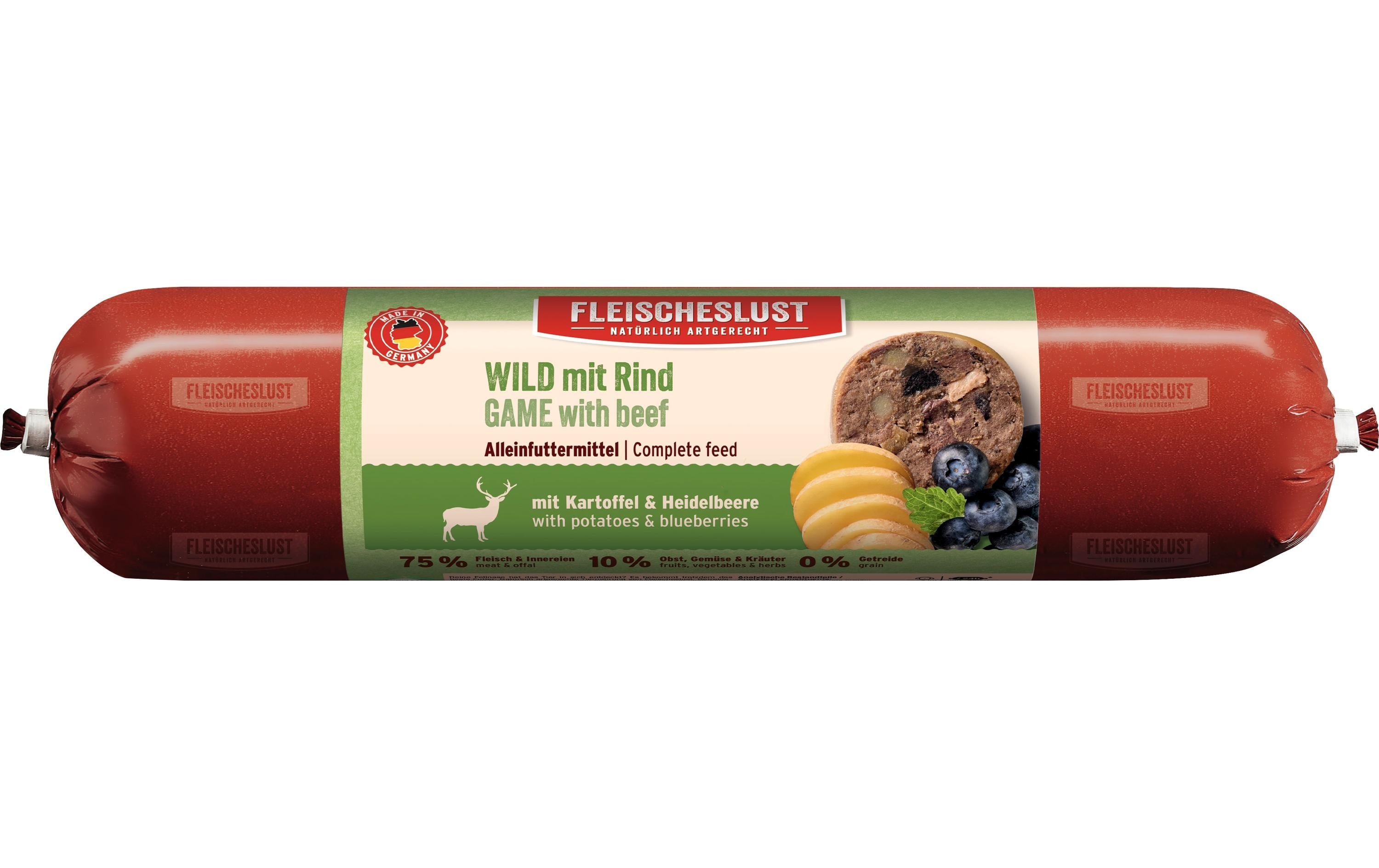 Fleischeslust, Nassfutter Classic Wild, 400