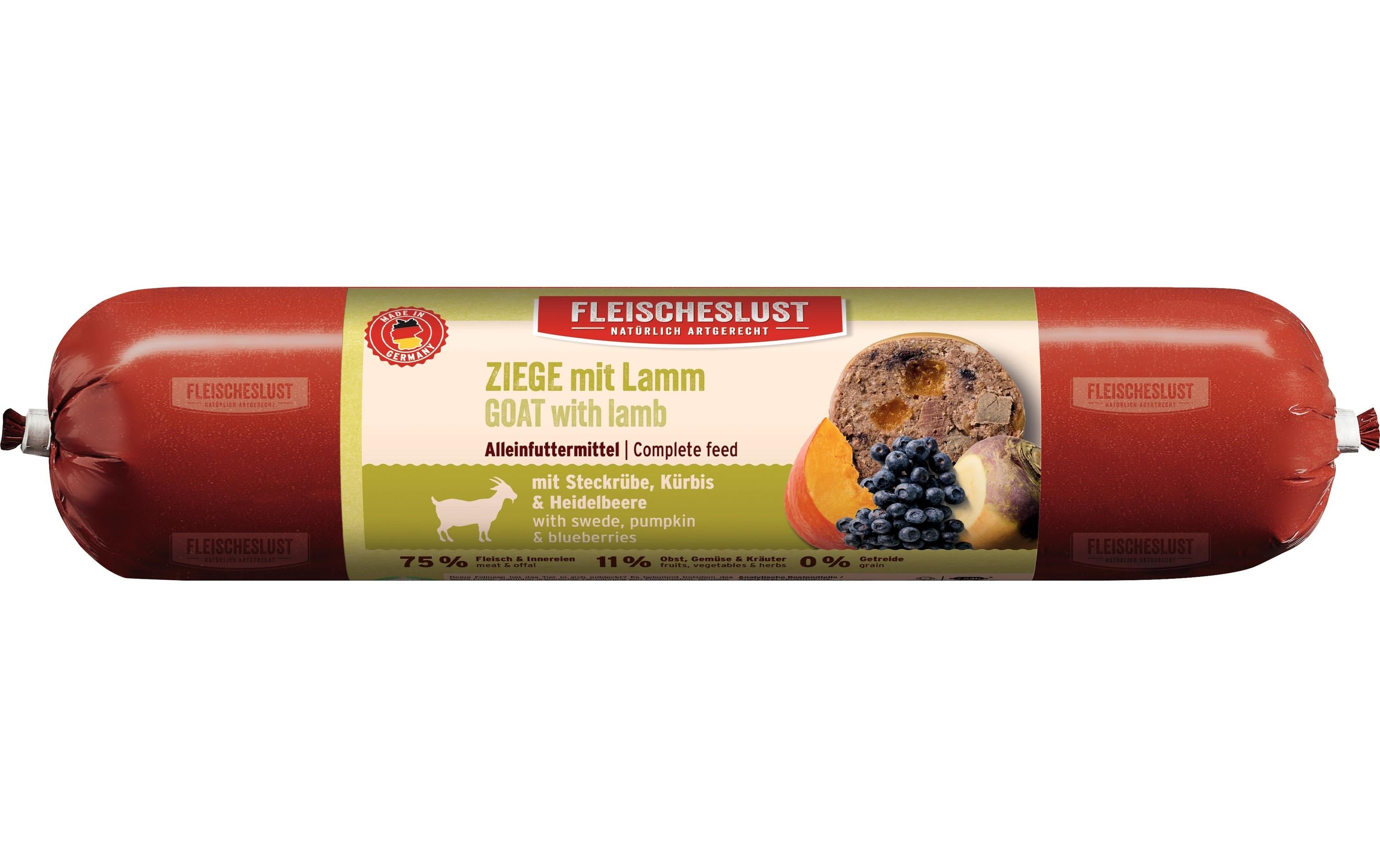 Fleischeslust, Nassfutter Classic Ziege, 40