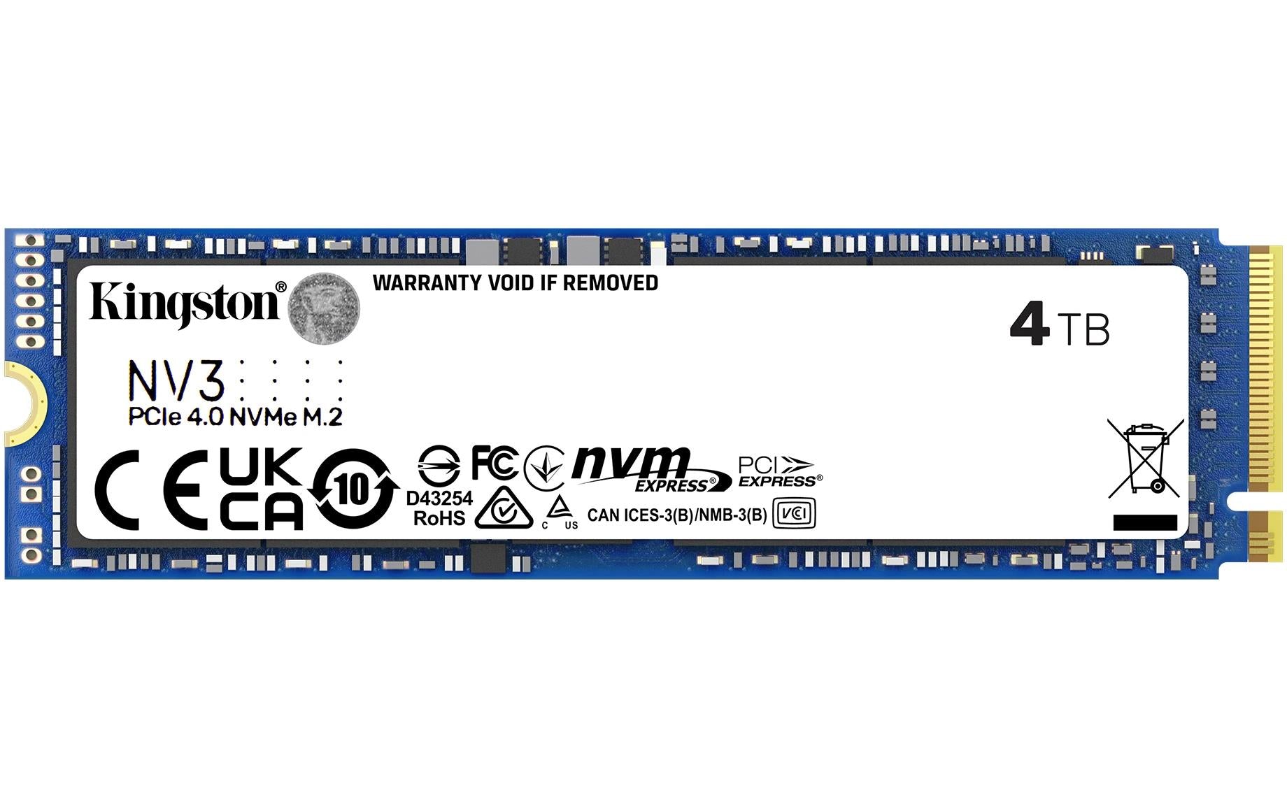 SSD Kingston NV3 M.2 2280 NVMe 4000 GB