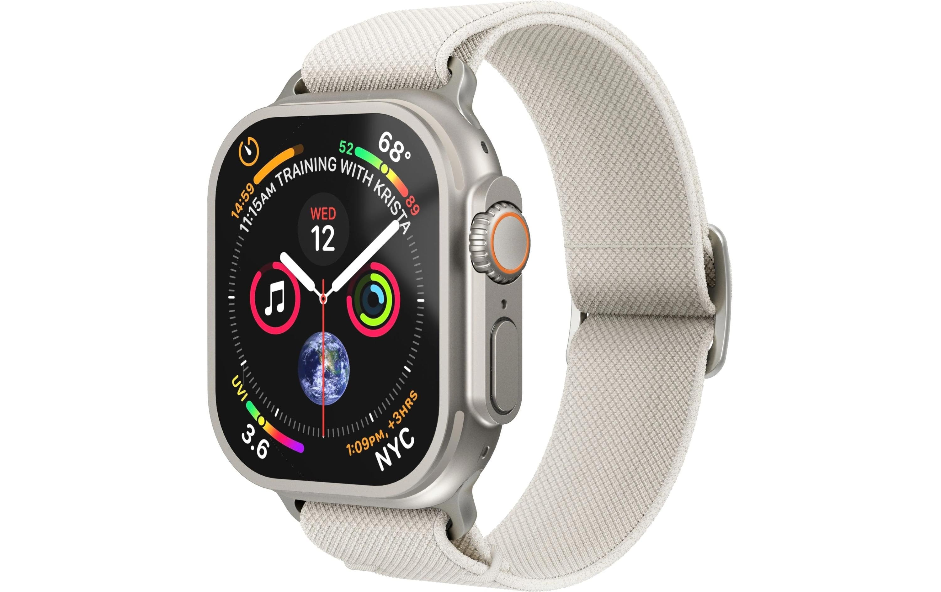 VONMÄHLEN Armband Classic Nylon Loop Apple