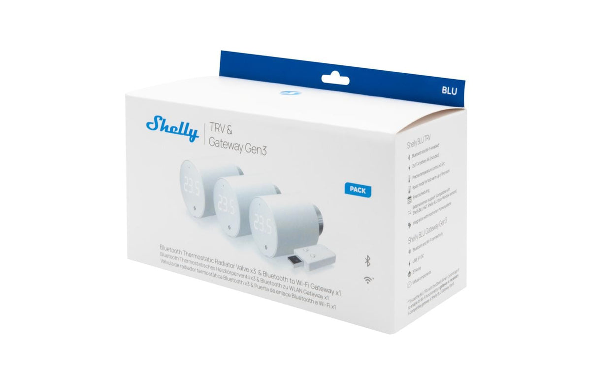 Shelly Thermostaten mit Gateway