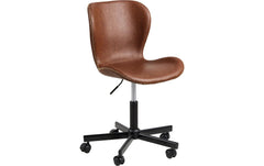AC Design Bürostuhl Batilda Leder Cognac