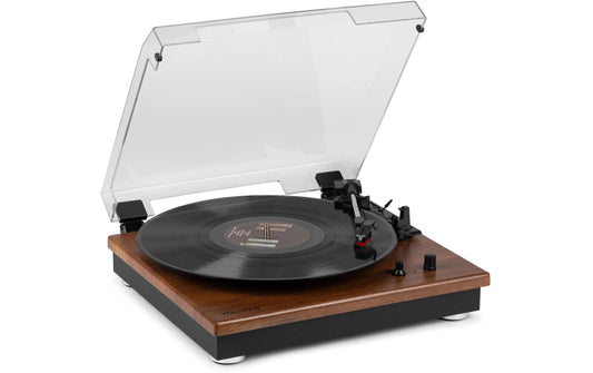 Audizio | RP112L | Plattenspieler mit Bluetooth, Holzoptik