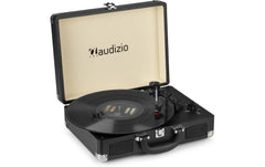 Audizio | RP114BK | Plattenspieler im Koffer, schwarz