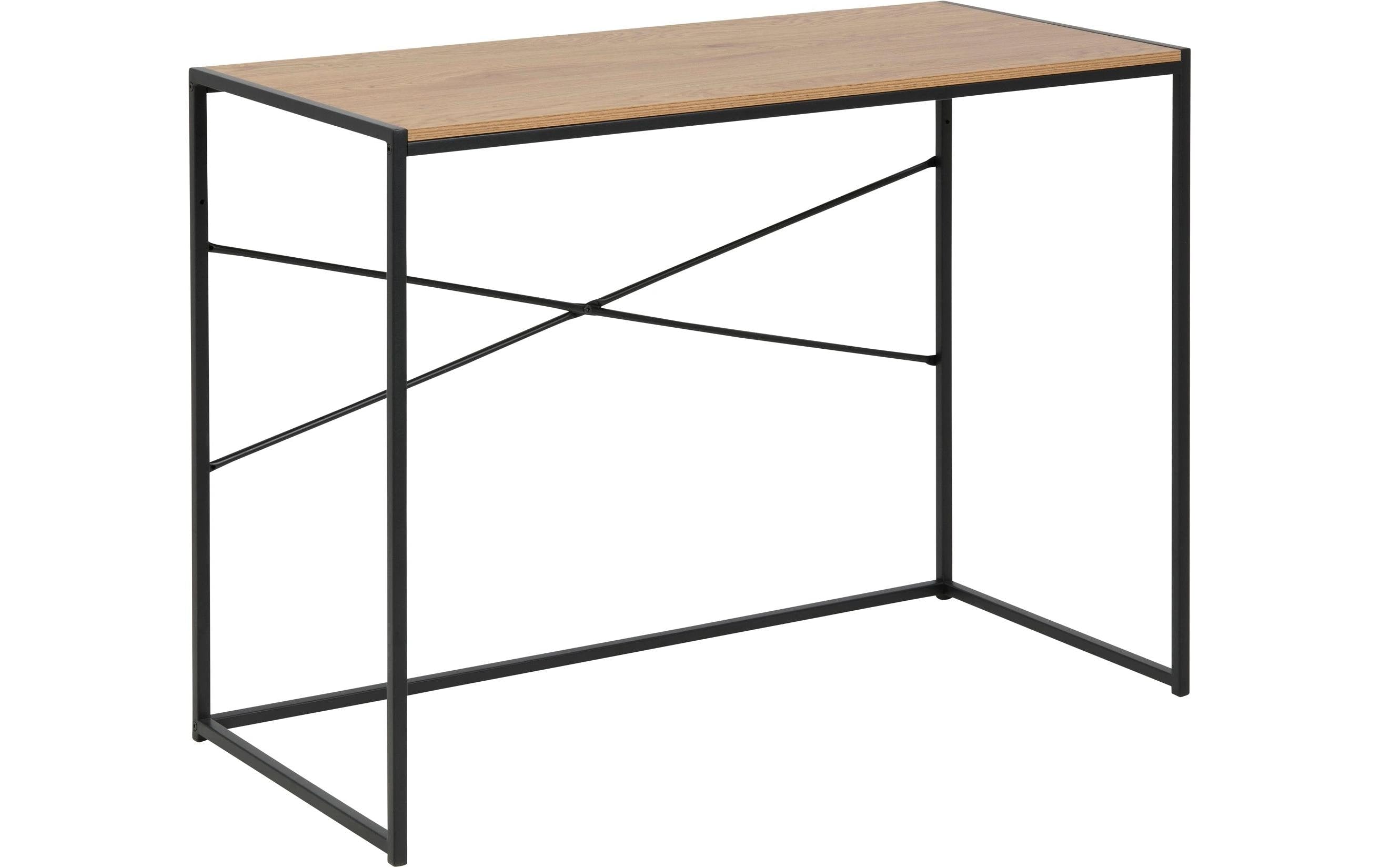 AC Design Bürotisch Seaford schwarz braun