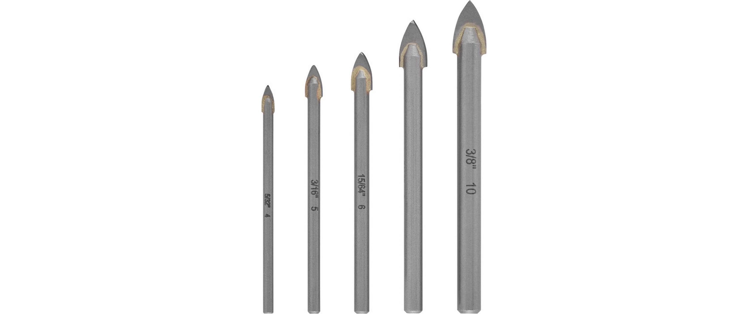 HM Glasbohrer  Set 5 tlg.