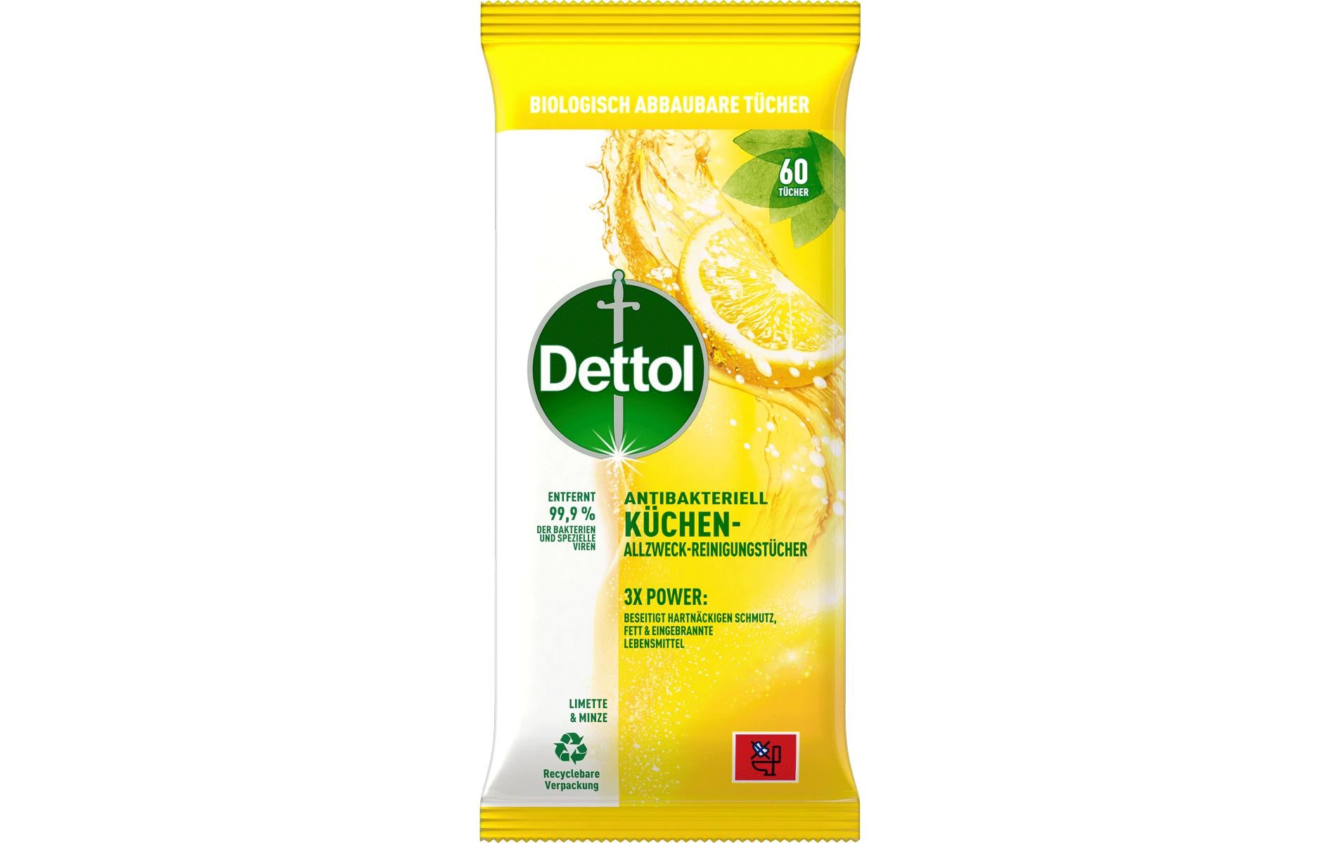 Dettol Küche Allzweck-Reinigungstücher
