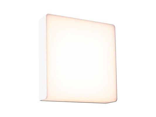 Paulmann | LED Aussenwandleuchte Azalena | 3000K 8,5W 700lm 230V Weiss Kunststoff, Alu