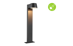Paulmann | LED Pollerleuchte Capera | 2200K 6W 450lm 230V 98° Anthrazit Aluminium