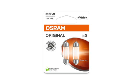 OSRAM | Soffittenlampe | 12V 5W SV8,5-8 / Blister