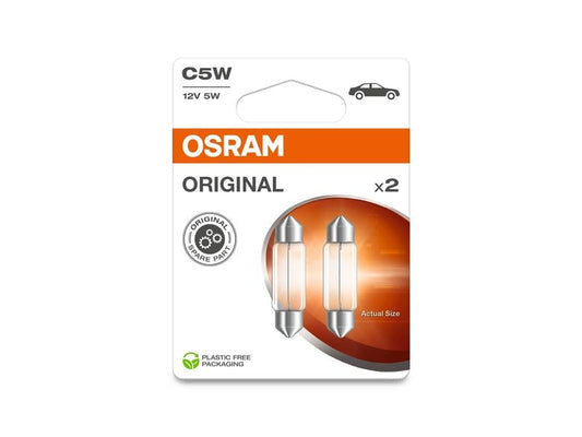 OSRAM | Soffittenlampe | 12V 5W SV8,5-8 / Blister