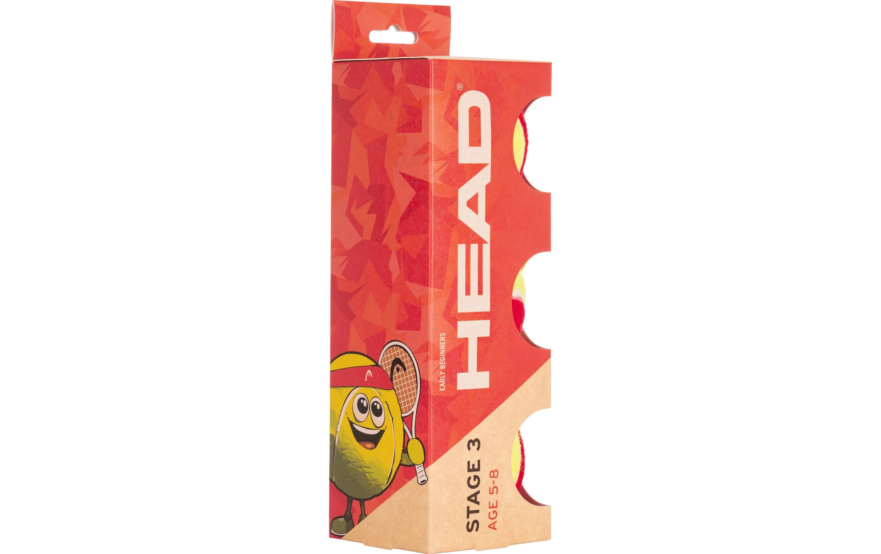 HEAD Tennisbälle Stage 3 3er-Pack