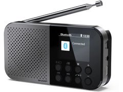 Sharp | portable radio DR-P520 GR | Pocket Mono DAB+/FM + built-in Li battery