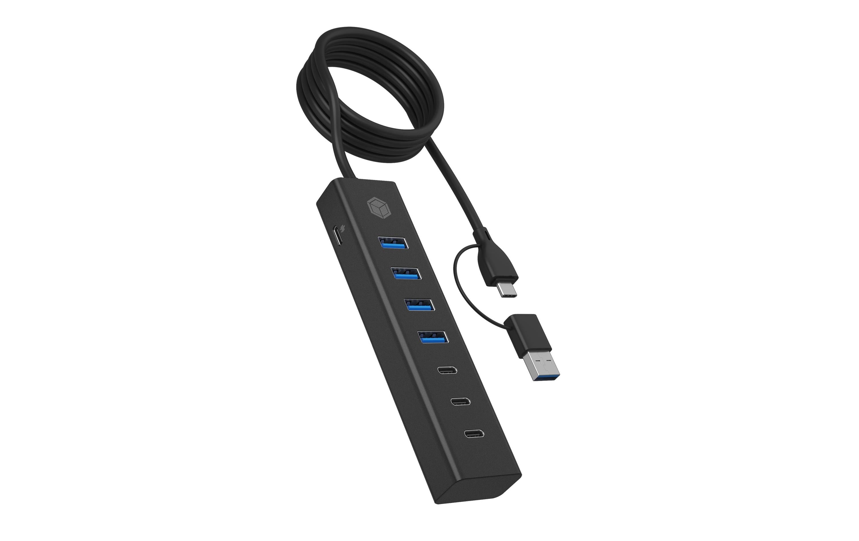 ICY BOX IB-HUB1737-C3, Type-C 7 Port USB3.0