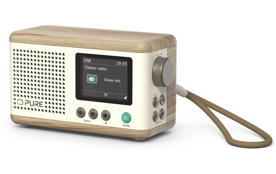 Pure, DAB+ Radio Classic Mini Eiche/Weiss