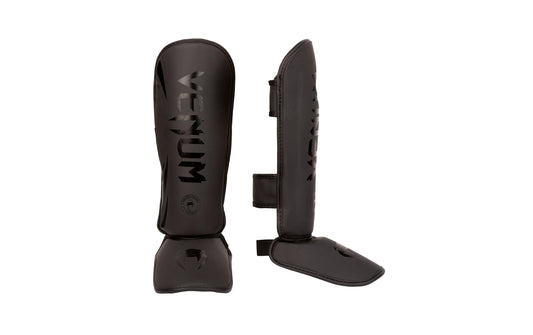Venum | Challenger Kids Shin Guards | Schwarz Gr. L