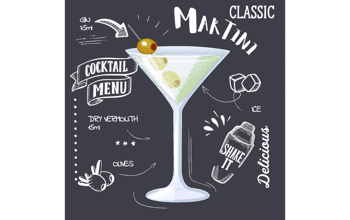 Paper + Design Servietten Martini Black