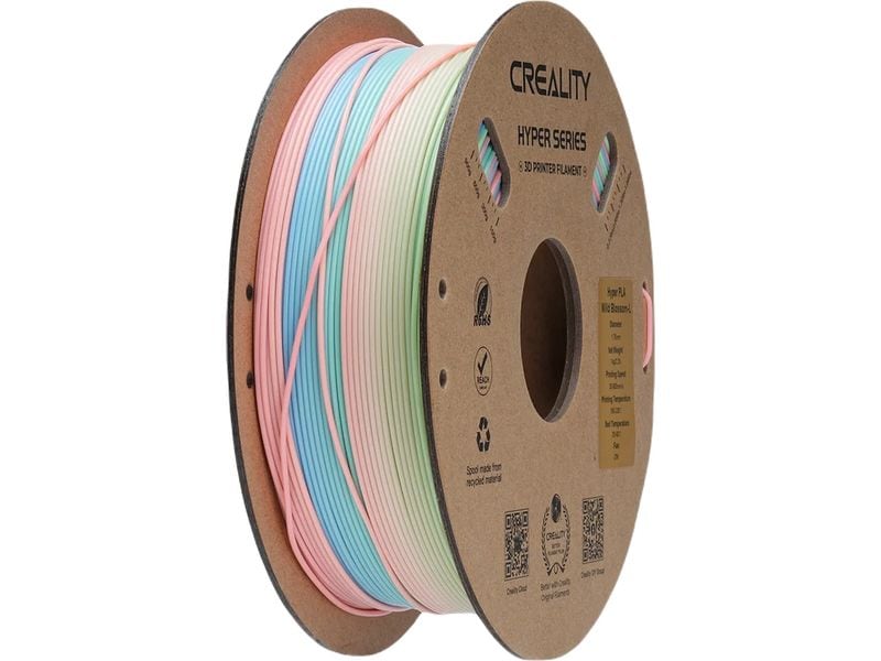 Creality | Filament PLA Hyper, Regenbogen | Wilde Blüten, 1.75 mm, 1 kg