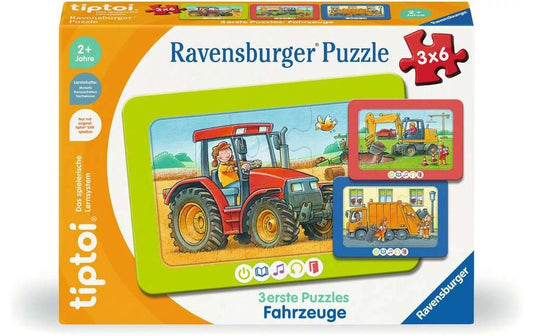 tiptoi 3 erste Puzzles: Fahrzeuge